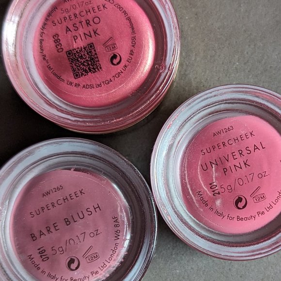 Beauty Pie Makeup Beauty Pie Supercheek Cream Blush Trio Bare Blush